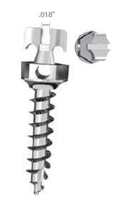 AbsoAnchor Micro Implant Bracket Head (Left Handed Screw)