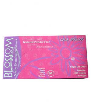Blossom Pink Nitrile Gloves