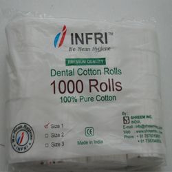 Infri Dental Cotton Rolls - Size 1 #0.8cm x 3.7cm