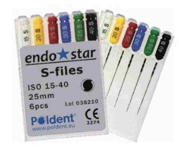 EndoStar Stainless Steel S Files