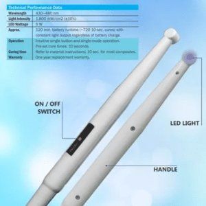 Healix Dental Cordless LED Light Cure Unit With 10 Seconds Curing