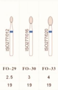 Infri Dental Egg Diamond Bur