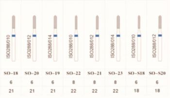 Infri Dental Pointed Cylinder Diamond Bur