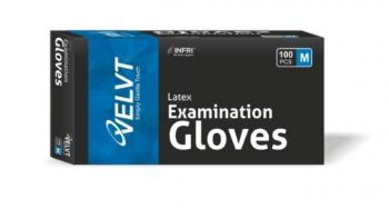 Infri Dental Velvet Latex Examination Gloves
