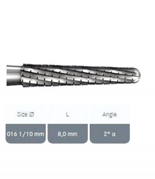 Komet Q Finishers Taper Round For Composite Finishing (H375RQ)