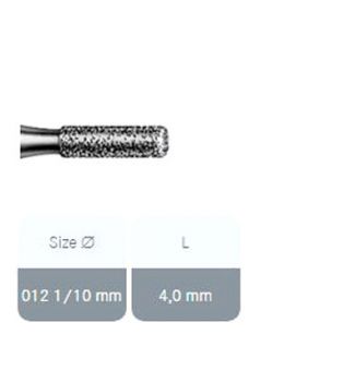 Komet Regular Shank Red Straight Fissure Finishing (8835KR.314.012)