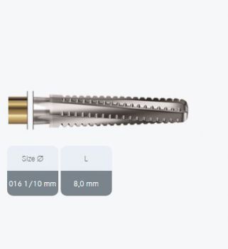 Komet TC Black Grit Bur With Micro Dentates For Abutment Trimmer (H847KRG.314.016)