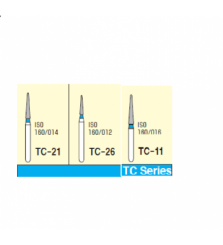 MANI DIAMOND FG BUR TAPER CONICAL (PACK OF 5)