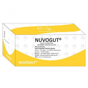Nuvo Medsurg Nuvogut Catgut Chromic Sterile Pre-Cut Suture