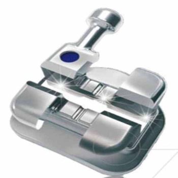 Ortho One Align 2 MIM Brackets with Hook on 3, 4, 5 MBT - 0.022
