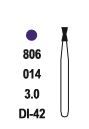 Pivo FG Diamond Burs Medium DI-42 (Pack of 5)