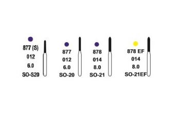 Pivo FG Diamond Burs SO Series