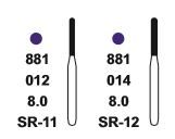 Pivo FG Diamond Burs SR Series