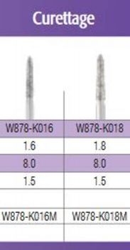 SS White G2 Diamond Burs - Curettage