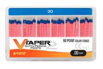 SS White V-Taper Gutta Percha Points