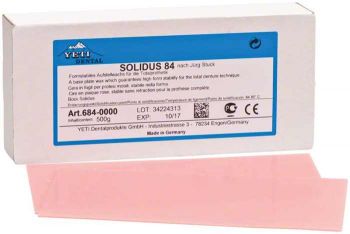 Yeti Solidus 84 Modelling Wax Sheets- Pink Hard (684-0000)